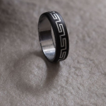 Men Rhodium-Plated Finger Ring