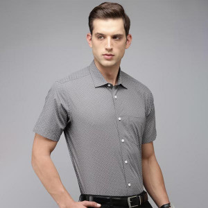 Pure Cotton Printed Formal Shirt