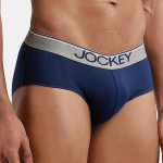 Men Super Combed Cotton Solid Brief with Ultrasoft Waistband