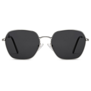 Unisex Grey Lens & Gunmetal-Toned Other Sunglasses with UV Protected Lens