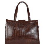 Textured Self Design Structured Tote Bag