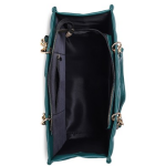 Textured Structured Quilted Tote Bag