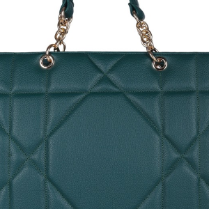Textured Structured Quilted Tote Bag